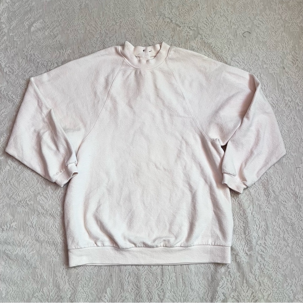 Madewell button back mock neck top - Picture 2 of 11